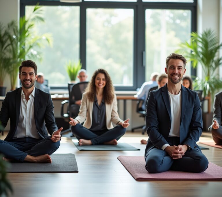 Team in a failed brainstorming session looking frustrated